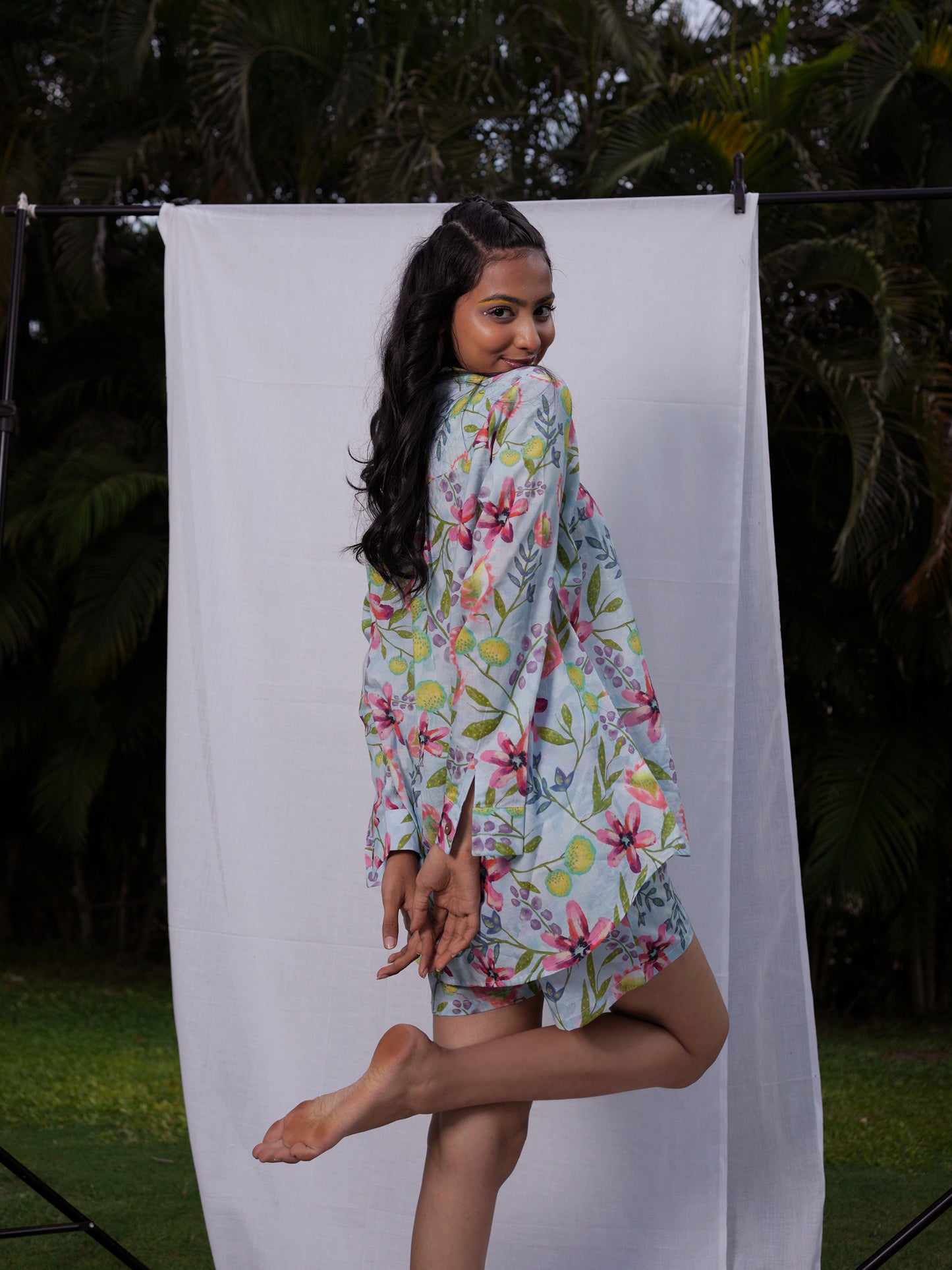 Autumn Shirt and Shorts Co-Ord Set