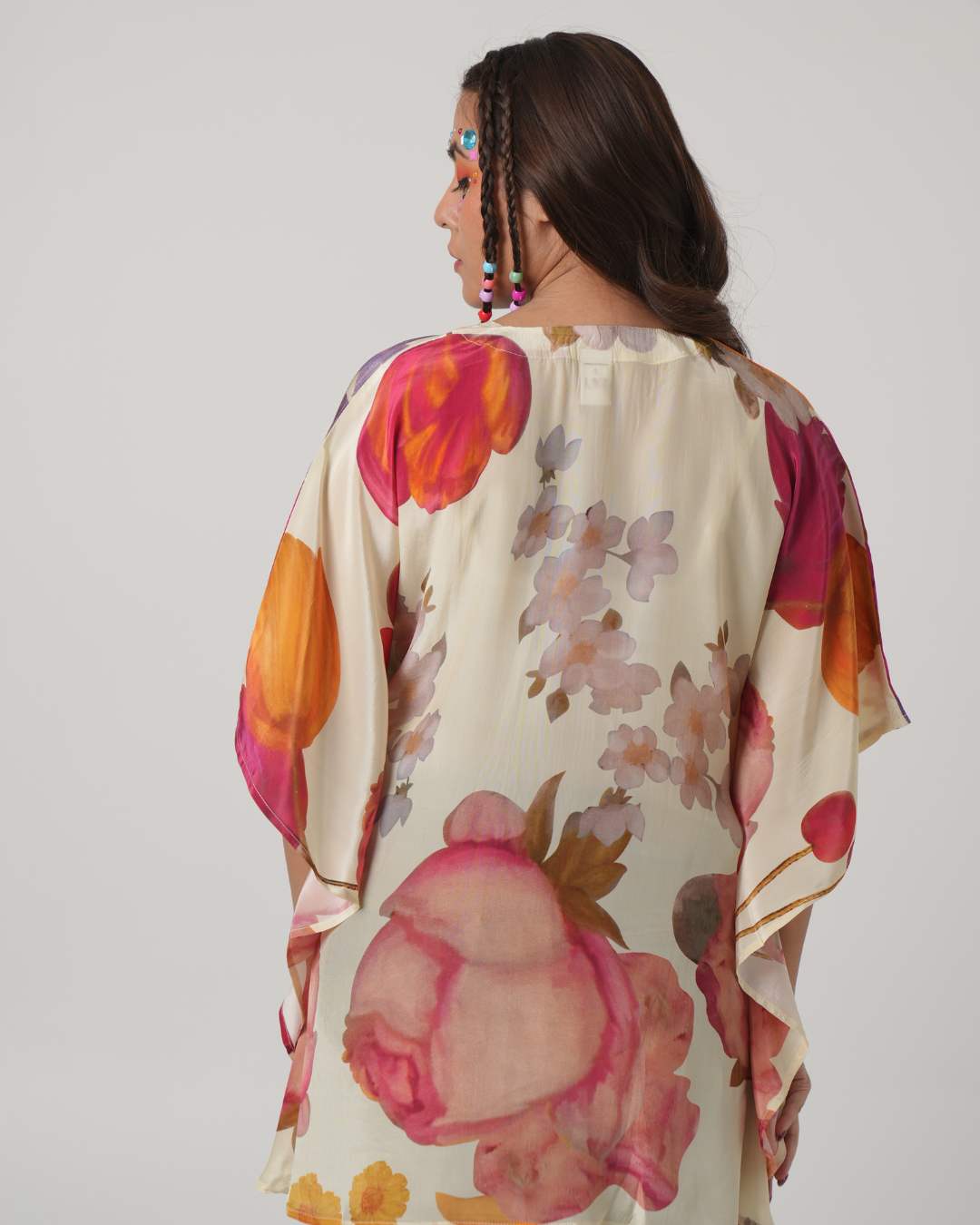 Whispering Petals Kaftan Top