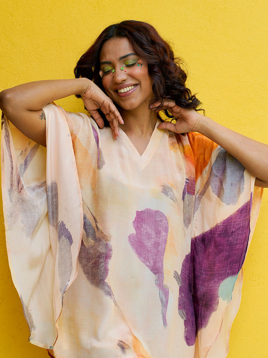Lily Crepe Kaftan Top