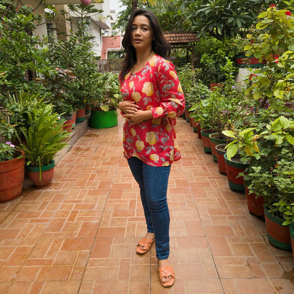 Tangerine Sunshine Top