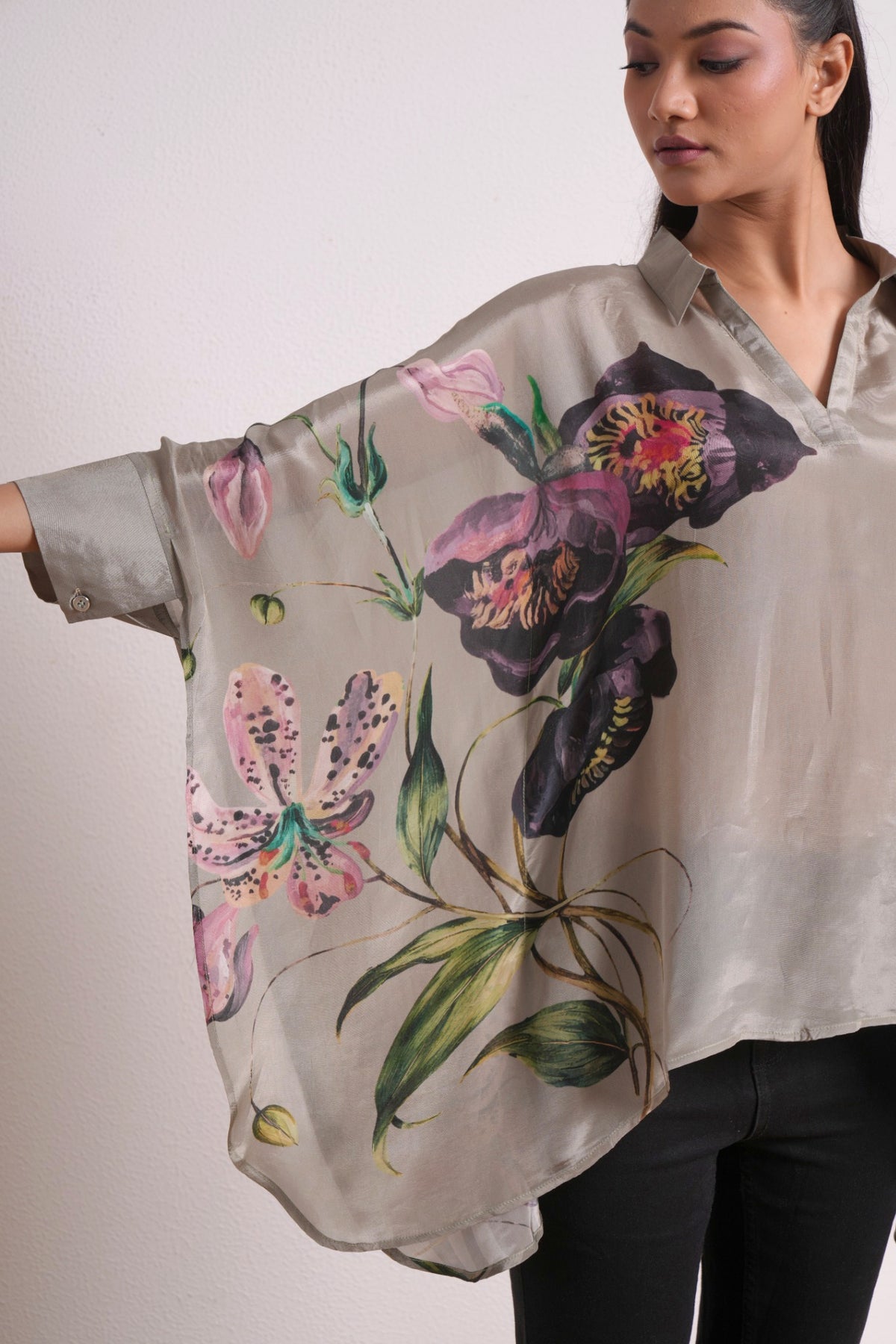 Sage Mist Kaftan Top