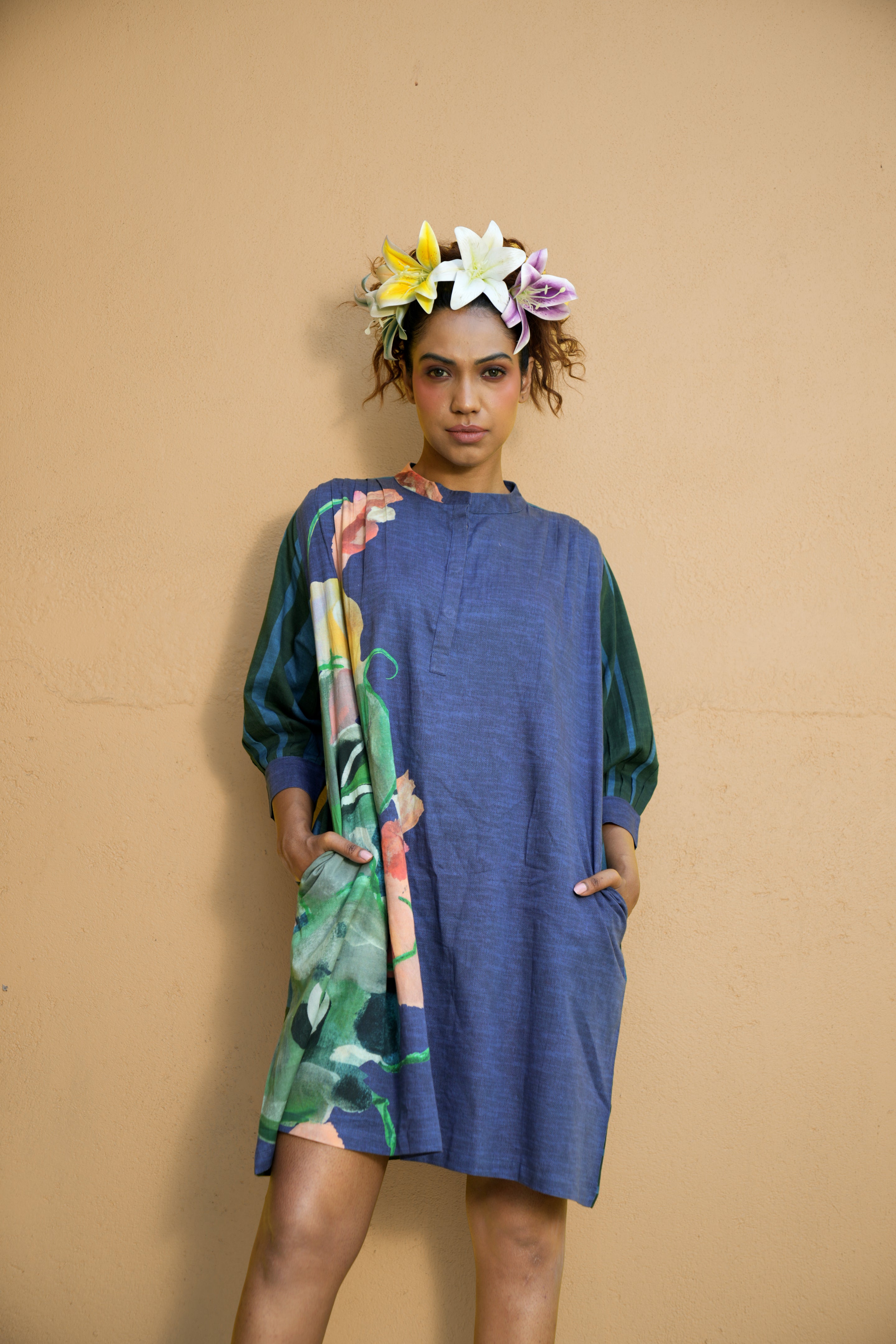 Blue Vine Dress