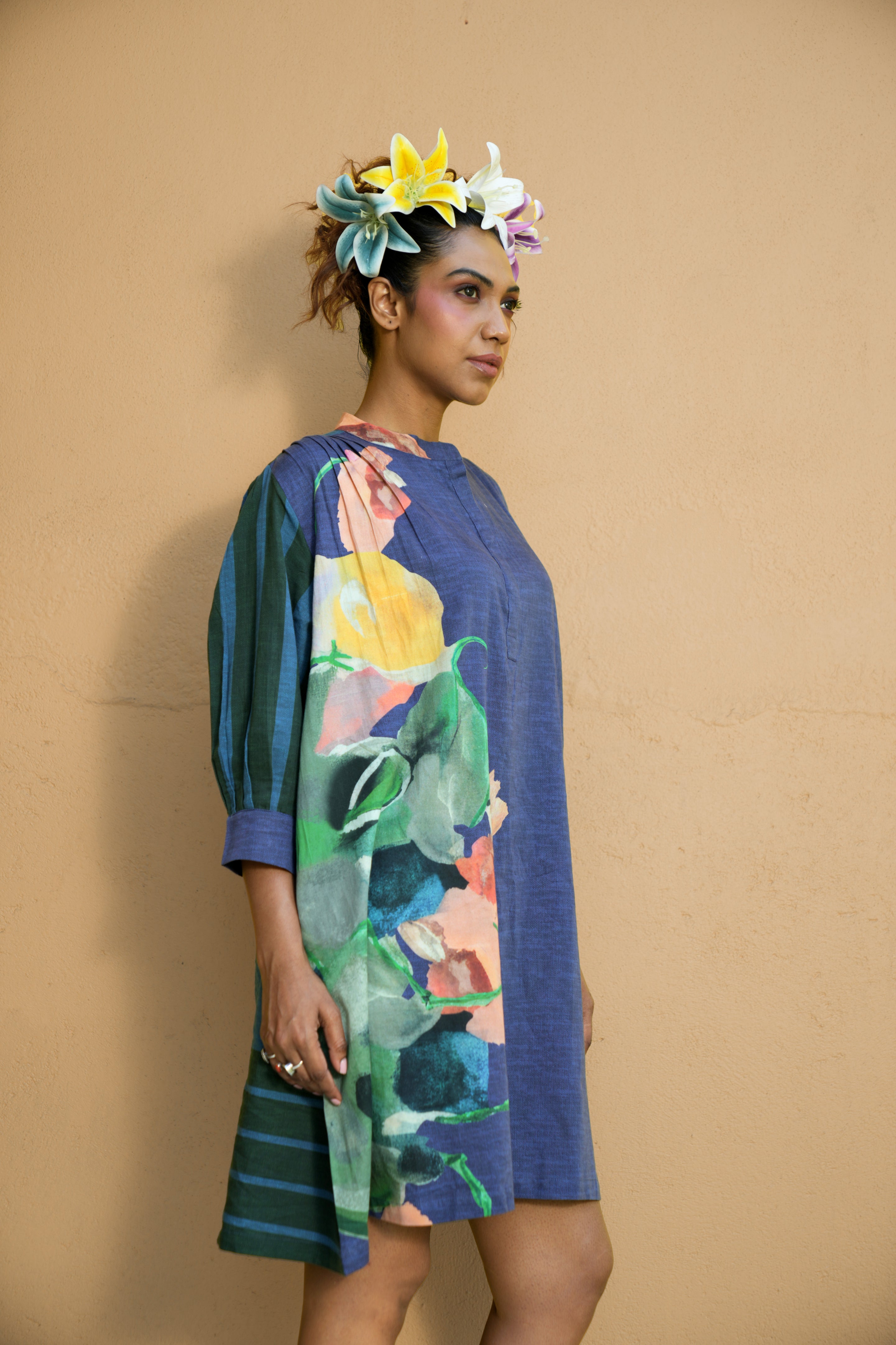 Blue Vine Dress
