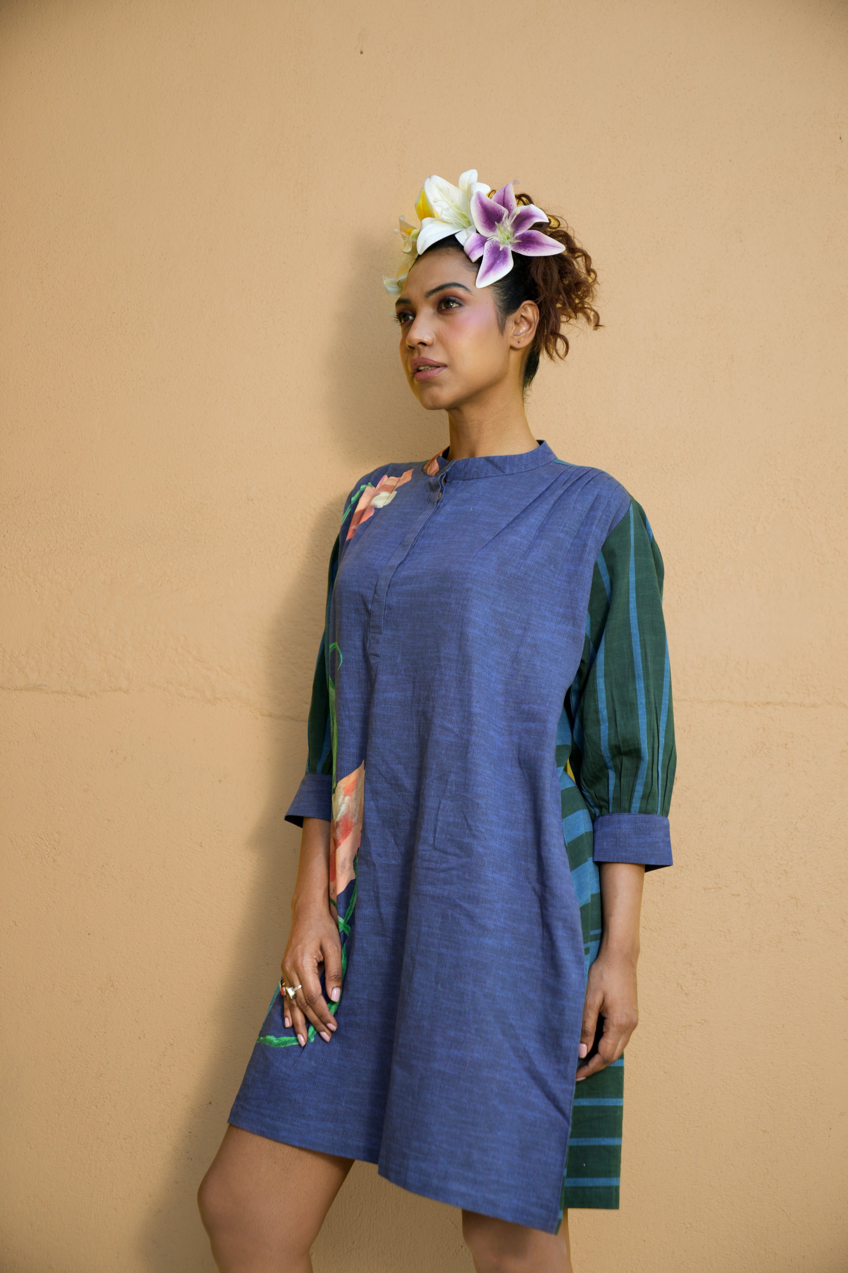 Blue Vine Dress