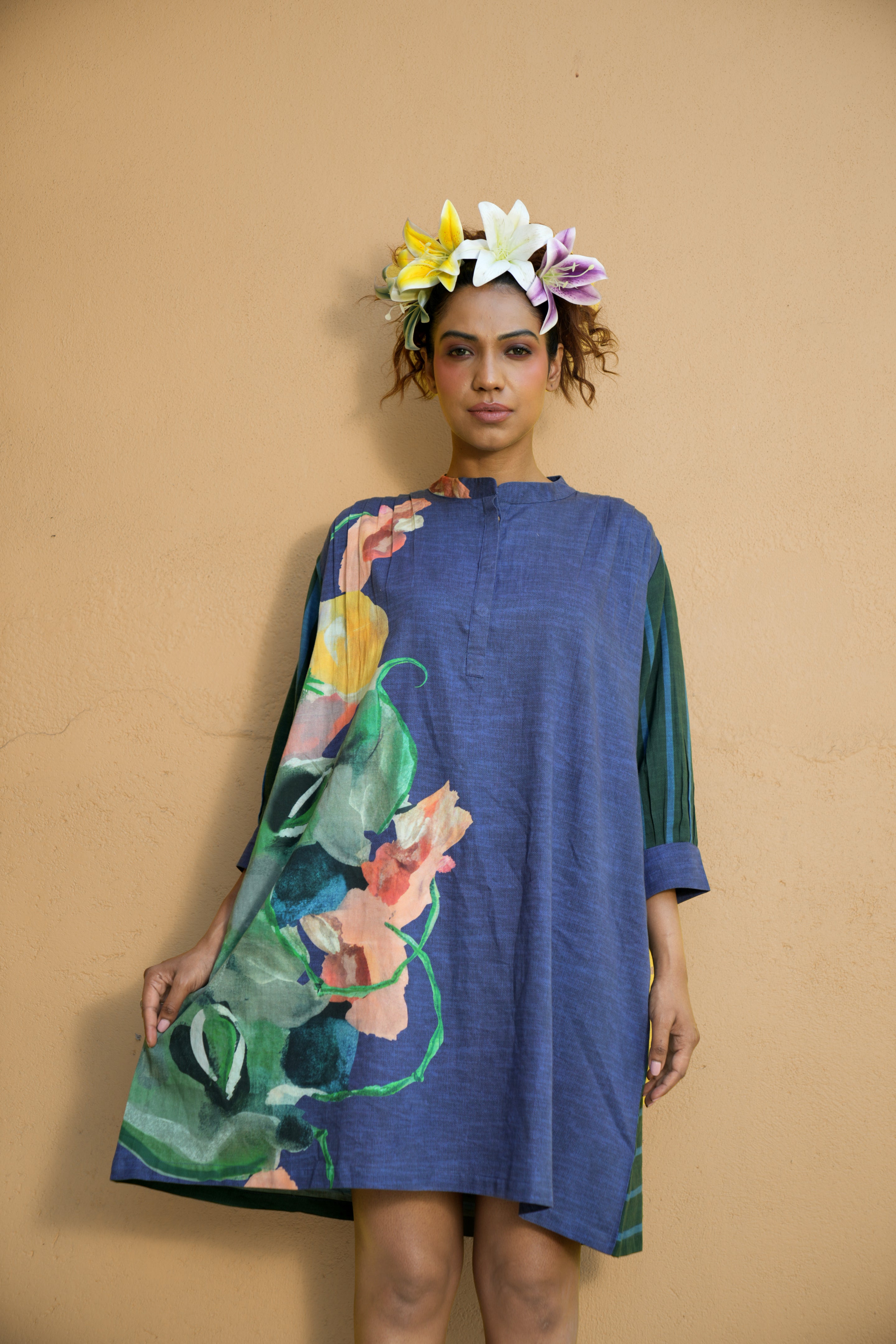 Blue Vine Dress