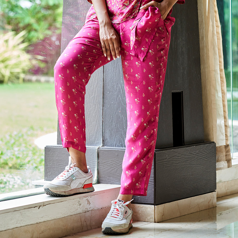 Floral Wrap-Around in Fusica Hue Co-ord Set