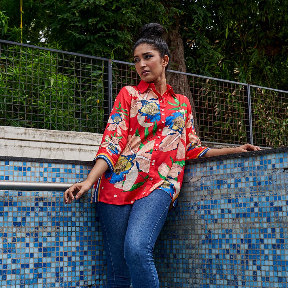 Scarlet Muslin Shirt