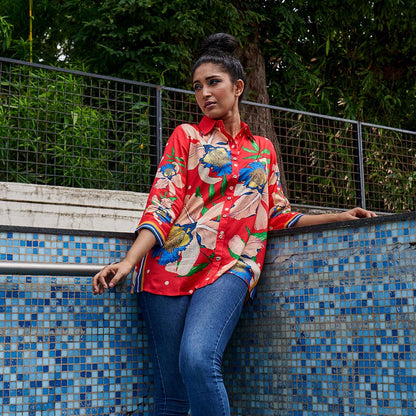 Scarlet Muslin Shirt