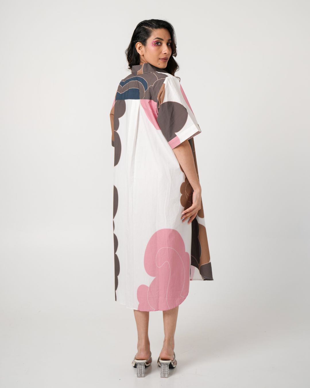 White Cotton Shirt Dress