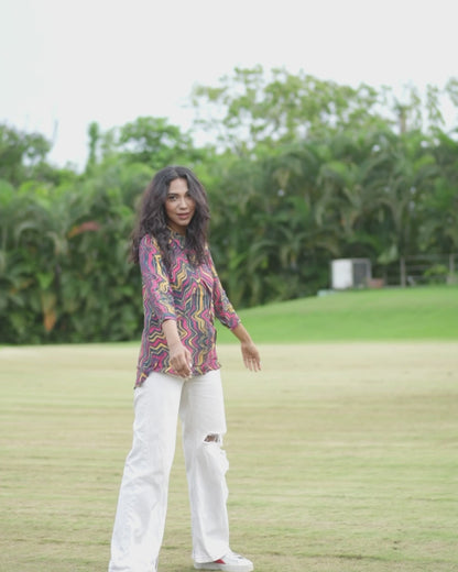 Chevron Chic Top