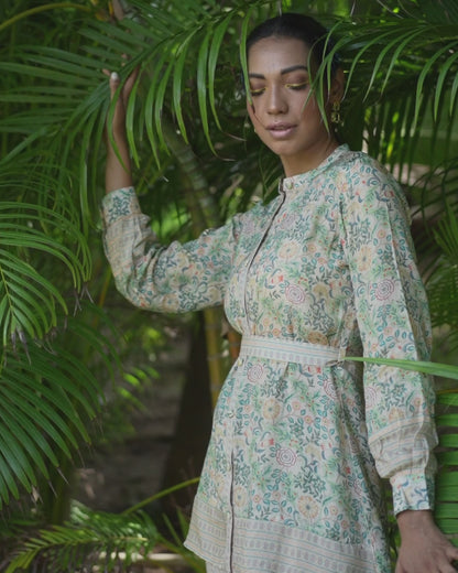 Floral Fusion & Geometric Glam Co-ord Set