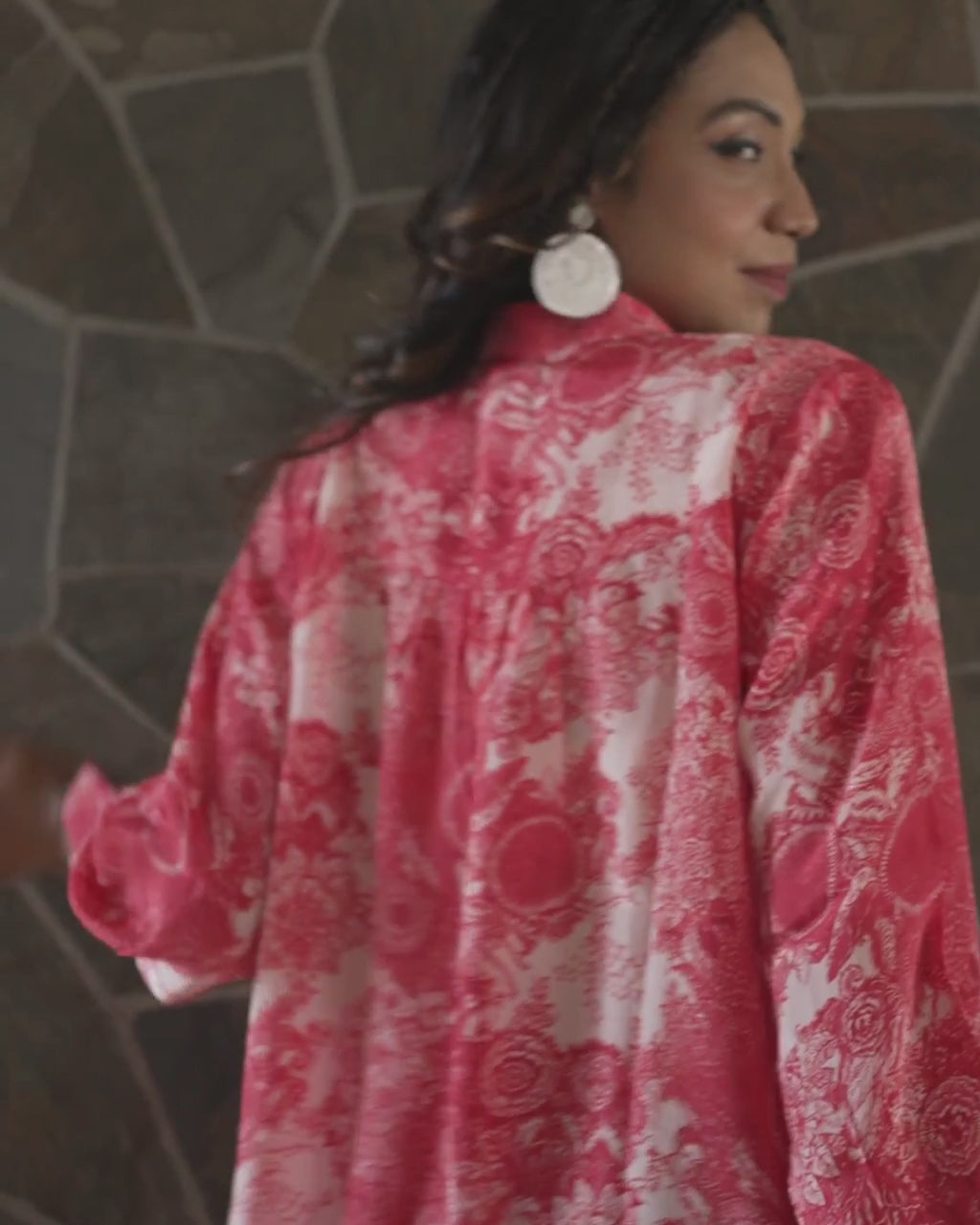 Sunset Harmony Shirt Dress