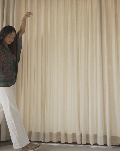 "Abstract Printed Crepe Silk Kaftan Top - Elegant & Flowy Party Wear"